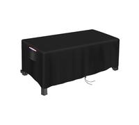 Cubierta De Fogata Cuadrada: Protector De Mesa A Prueba De Viento Plateado 420d, Protector De Fuego Impermeable, Protección Resistente A Servicio Pesado, Accesorio Durante Toda La Temporada