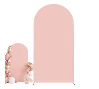 Cubierta de fondo de ovalado, elegante panel de manga de tela, pieza de decoración sin costuras, diseño elástico suave para boda, celebración, cabina de fotos, fiesta, escena, ceremonia