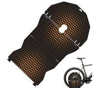 Cubierta de freno de disco para bicicleta, cubierta de lavado de disco de freno de 23.6 x 14.3 pulgadas para bicicletas, protección del marco de la bañera del volante, a prueba de polvo, fundas de