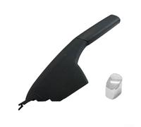 Cubierta de freno de mano para Polo MK5 para 6R y para modelos 6C 2011 a 2018, se adapta directamente a la palanca de freno de estacionamiento de fábrica (botón plateado)