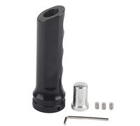 Cubierta de Freno de Mano Universal de Aleación de Aluminio - Manguito de Manija de Freno Electrónico y Estacionamiento para Automóvil (Negro)