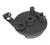 Cubierta de freno de tambor de rueda delantera de aluminio para Xiaomi 6 Scooter eléctrico negro pieza de repuesto escudo protector contra el polvo y los escombros fácil de instalar, diseño ligero