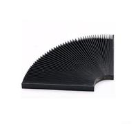 Cubierta de fuelle de acordeón fabricada con tela de tres pruebas para fresadora, blindaje plano de rieles guía y unidades lineales (185 mm)