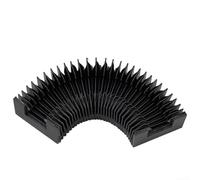 Cubierta de fuelle de riel lineal HGR20, para tela de cubierta antipolvo de máquina CNC, protección flexible de guía telescópica, escudo de acordeón para máquina de grabado, riel de tela de tres