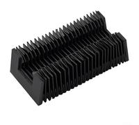 Cubierta de fuelle plegable plana para guías lineales HGR20 utilizadas en equipos CNC, impresoras 3D y sistemas industriales de movimiento lineal (longitud estirada 500 mm)