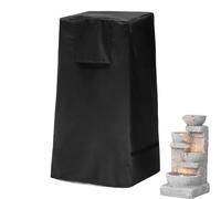 Cubierta de fuente - Cubiertas decorativas para fuente de jardín, cubiertas de invierno, cubierta protectora para todas las estaciones con tela de bloqueo UV, agua fiable al aire libre con cierre