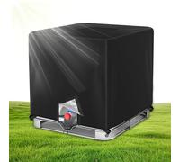 Cubierta de - Funda para depósito de Agua, Funda Protectora Impermeable para contenedor de 1000 L, Impermeable de 1000 litros, con Resistencia a los Vientos Fuertes y protección contra la Lluvia