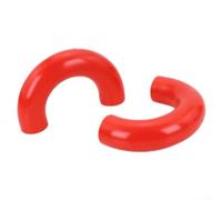 Cubierta de gancho de remolque, 2 piezas, color rojo para Ford F150 2004-2024 para Mustang para Toyota para Tundra 2017-2021 compatible con camión de remolque