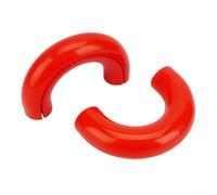 Cubierta de gancho de remolque de silicona roja para Ford F150 2004-2024 - Protector de tapa de ojo de remolque para parachoques delantero, 2 piezas