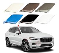 Cubierta de gancho de remolque para parachoques delantero, tapa de ojo de remolque para Volvo XC60 2018 2019 2020 2021 39846406 398464065 31425165 (blanco, lado derecho del pasajero) Xinpinsai
