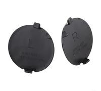 Cubierta de gancho de remolque trasero para Mazda3 Axela 2014 2015 2016 2018, color negro, de plástico, par de repuesto para parachoques izquierdo y derecho
