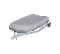 Cubierta de goma para bote inflable, resistente al sol y al agua, cubierta de muebles de exterior, Oxford 210D, gris (380 x 180 x 50 cm)