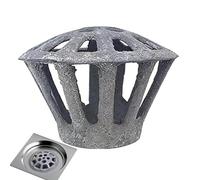 Cubierta de grate de drenaje de suelo - Filtro de drenaje de patio, protector de rejilla de servicio pesado | Cubierta de drenaje al aire libre para patio paisaje balcón patio trasero basement techo