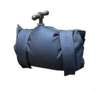 Cubierta de grifo de cuero sintético diseñada para válvulas de agua exteriores para minimizar la interrupción operativa de la variabilidad climática estacional (negro)