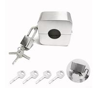 Cubierta de grifo para exteriores con cerradura de acero inoxidable, asegura el suministro de agua de tu jardín contra el uso no autorizado y los residuos de agua