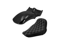 Cubierta de guardabarros trasero de motocicleta con luz LED intermitente para asiento individual de conductor, compatible con Harley Softail Breakout Fat Boy 2018-2023(Rear Fender Seat A)