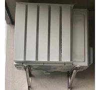 Cubierta de guía de Viento del Deflector del compresor de CA,Pantalla de Valla de protección de soplado antidirecto,Rejillas defensoras de Bomba de Calor de Aire Acondicionado para Exteriores