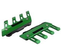 Cubierta de Horquilla Delantera de Bicicleta 1 par Delantero, para K Guardabarros Lateral Cubierta Protectora Deslizante Protector Universal Aluminio Verde Moto