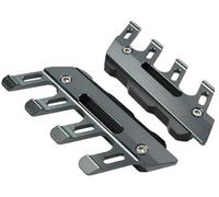Cubierta de Horquilla Delantera de Bicicleta Delantero, para K Guardabarros Protector Lateral Cubierta Deslizante Universal Titanio Aluminio, para Moto 1Pai