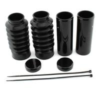 Cubierta de Horquilla Superior Delantera para Motocicleta, Polaina Inferior, Protector contra Polvo con amortiguación de Golpes, 49mm, Compatible con Sportster XL1200X X48