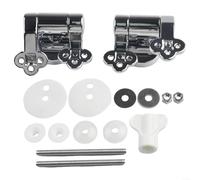 Cubierta de inodoro de caída lenta con bisagra de aleación de zinc en forma de pluma, ofrece absorción de impactos y larga vida útil para las tapas