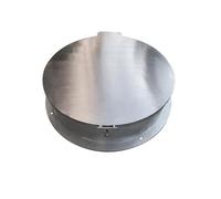 Cubierta de inspección de acero inoxidable con tapa de tanque séptico cuadrado/redondo y marco de metal para patio, césped, jardín, pasarelas escolares (B 20 x 20 x 6 cm)