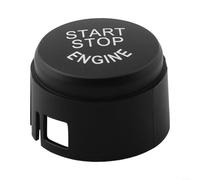 Cubierta de interruptor de botón de arranque del motor para BMW F20 F21 F22 F11 F12 F13 F01 F02 F48 F15 X5 X6 2012-2016 anillo decorativo interior de plástico ABS negro