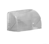 Cubierta de interruptor de enchufe de doble elasticidad resistente a la intemperie, protector de enchufe de plástico resistente, cubierta de salida impermeable blanca para exteriores, protector de