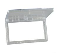 Cubierta de interruptor de pared ultrafina impermeable para enchufe doble tipo 86, protector de enchufe de policarbonato reversible resistente a salpicaduras, polvo y aceite, fácil de instalar para