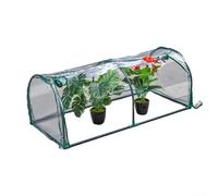 Cubierta de invernadero de túnel para suculentas hecha de material de PVC con protección contra el frío y el calor, adecuada para uso en jardín y balcón (120 x 60 x 50 cm (PVC))