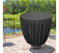 Cubierta de jardín de tela Oxford 210D resistente a la intemperie para baños de pájaros y fuentes decorativas (61 x 46 cm)