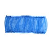 Cubierta de Jaula de pájaros de Nylon, Bosque de Gran tamaño, reducción de la Jaula de pájaro, Receptor de Semillas de Concha ventilada Cubierta de la Jaula de Mascotas. (Azul)
