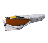 Cubierta De Kayak Impermeable - Envoltura De Almacenamiento En Canoa Para Barcos Y Uso Al Aire Libre | Lona De Tela Pesada, Capucha Protectora Solar, Funda Durable Para El Garaje Para La Riva Del Río