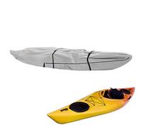 Cubierta De Kayak Impermeable - Envoltura De Almacenamiento En Canoa Para Barcos Y Uso Al Aire Libre | Lona De Tela Pesada, Capucha Protectora Solar, Funda Durable Para El Garaje Para La Riva Del Río