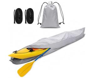 Cubierta de Kayak para Hurricane Osprey 120 | tela Oxford con costuras reforzadas; limita lluvia, sol y residuos; almacenamiento interior y exterior