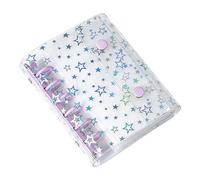 Cubierta de la banda de ,A7 Tamaño Brillante Estrella Cuaderno | Cubierta del planificador,Apto para con sobres en efectivo, diarios, álbumes de fotos, organizadores, organizadores
