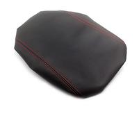 Cubierta De La Caja Consola Del Reposabrazos Centro Coche Para Ford Para Explorer 2011-2018 Funda Protectora Cuero Microfibra Pegatina Embellecedora(B-R elastic band)