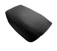 Cubierta De La Caja Consola Del Reposabrazos Centro Coche Para Ford Para Explorer 2011-2018 Funda Protectora Cuero Microfibra Pegatina Embellecedora(Black sticky type)