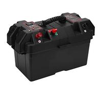 Cubierta de la Caja de la Batería, Multifunción con Enchufes de Cargador USB Duales, Enchufes de 12 V, Terminales de Salida de Alta Corriente, Voltímetro Digital, Disyuntor para