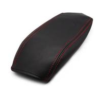 Cubierta De La Caja Del Reposabrazos Consola Central, Almohadilla Protección Cuero Microfibra Para Sportage 2011-2016 Accesorios interiores(Black-red line)