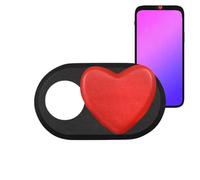 Cubierta de la cámara de privacidad del ordenador portátil |Cubierta de la cámara del teléfono anti-mirada | Cubierta de la lente del teléfono móvil con el patrón, cubierta de la cámara vacía, Love1