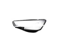 Cubierta de la carcasa del faro de máscara Para A4 B9 2016 2017 2018 2019 Faro Delantero Izquierdo Y Derecho Cubierta De Lente Carcasa De Pantalla De Cristal(1pcs left)