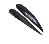 Cubierta de la ceja de los faros ABS brillante negro para Vauxhall Corsa D 2006-2014 y para Opel Corsa D 2006-2014 protector de ojos para la decoración del juego de moldura
