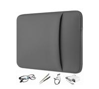 Cubierta de la computadora - Sopa portátil de la computadora portátil con bolsillo lateral y diseño de cremallera de acero inoxidable | Bolsa de viaje para tableta, computadora