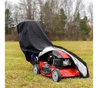 Cubierta de la cortadora de césped de la protección del equipo al aire libre hecha de tela Oxford impermeable (188x99x63.5CM)