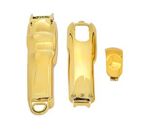 Cubierta de la cortaínea del cabello grcfumo, cubierta de la carcasa de la cortaínea, cubierta de cortador de cabello eléctrico de moda, cubierta de recortador de cabello para (Oro)