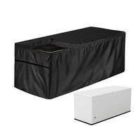 Cubierta de la de la cubierta del patio | Fundas impermeables para muebles de patio con protector UV,a prueba de polvo para muebles de de tela Oxford negra 210D impermeable para exteriores con c