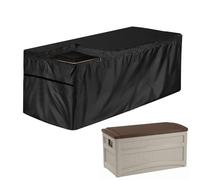 Cubierta de la de la cubierta del patio,Fundas impermeables para muebles de patio con protector UV | a prueba de polvo para muebles de de tela Oxford negra 210D impermeable para exteriores con c