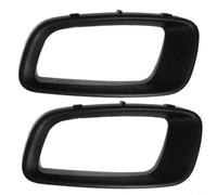 Cubierta de la lámpara antiniebla delantera del coche Decoración de rejilla para Mitsubishi para Pajero para V73 2000 2002 modelos con OEM MR388019 MR388020 Accesorios compatibles (derecha)