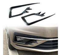 Cubierta de la lámpara de la luz antiniebla, rejilla de parachoques para Golf Mk7.5 2017 2018 2019 Material ABS de alta resistencia Sporty Exterior Car Styling Parts Set (textura de fibra de carbono)